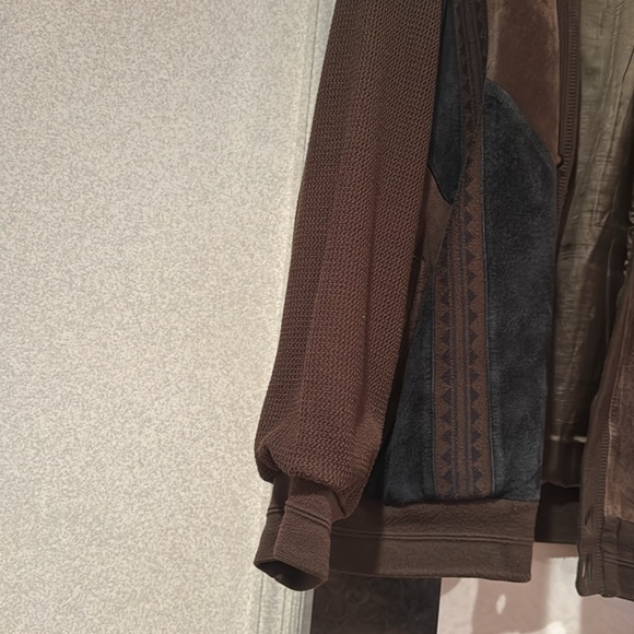 Man’s jacket leather and acrylic, lining polyester.XXL - Picture 3 of 10